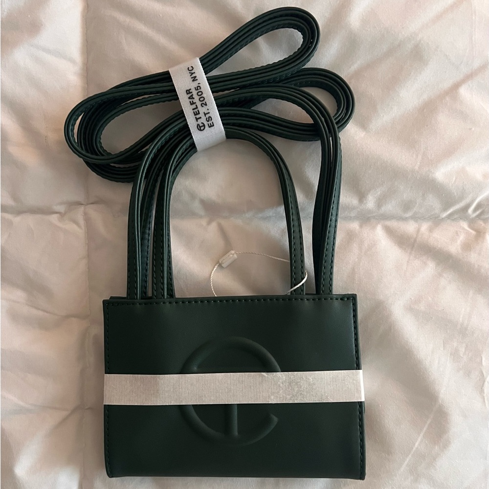 NWT-Telfar Small Shopping bag-Dark Olive